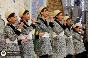 حال و هوای حرم مطهر رضوی در شب عید غدیر
