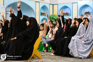 عزاداری کودکان رضوی در رثای حضرت سیدالشهدا علیه السلام