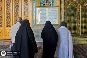 حال و هوای حرم حضرت معصومه(س) در روز ولادت پیامبر اکرم(ص)