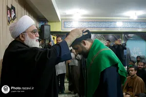حضور تولیت آستان قدس رضوی در مدرسه علمیه امام خمینی (ره) مشهد