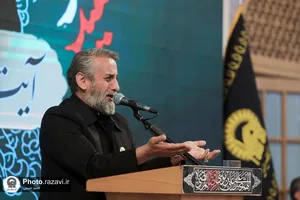 مراسم بزرگداشت آیت الله رئیسی در حرم مطهر رضوی