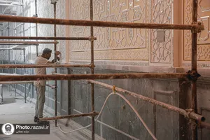 بازدید کارکنان آموزش پرورش از رواق خدمت و پروژه های عمرانی
