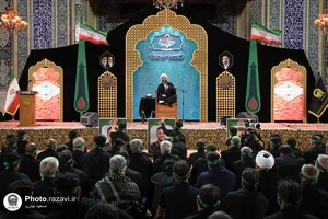 عزاداری سنتی شب ششم محرم در &laquo;حسینیه حرم&raquo;