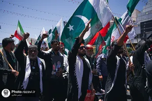 تشییع پیکر رهبر شهید انقلاب در مشهد مقدس-3