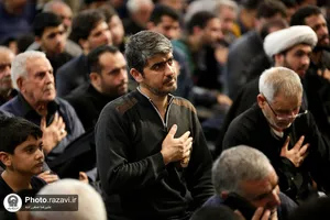 عزاداری شام شهادت موسی بن جعفر(علیه السلام) در حرم مطهر رضوی