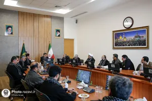 دیدار اعضای شورای حوزه مقاومت بسیج شهید سلیمانی با قائم مقام تولیت آستان قدس رضوی