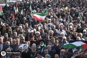 راهپیمایی ضدصهیونیستی &laquo;جمعه خشم&raquo; در مشهد