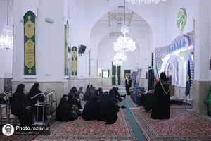 عزاداری بانوان اردوزبان در حرم مطهر رضوی

