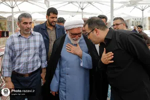 تشرف تولیت آستان قدس رضوی به حرم مطهر امیرالمومنین علیه&zwnj;السلام