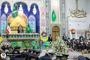 آیین خطبه&zwnj;خوانی خادمان عتبات مقدس ایران اسلامی