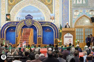 مراسم گرامیداشت حماسه ٩ دی در حرم مطهر رضوی - 2