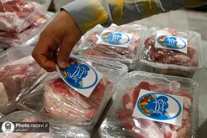 توزیع گوشت قربانی بین دانش آموزان حاشیه شهر مشهد