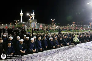 آیین خطبه&zwnj;خوانی شب عاشورای حسینی در حرم مطهر رضوی -2