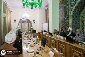 دیدار اعضای شورای نکوداشت آیت&zwnj;الله میرزا حسنعلی مروارید با تولیت آستان قدس رضوی