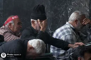 اجتماع عزاداران استان گلستان در حرم مطهر رضوی
