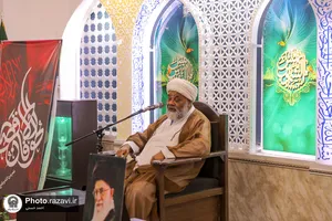 گردهمایی زائرین غیر ایرانی در حمایت از مردم فلسطین