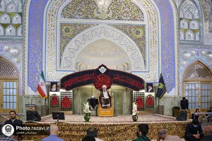 مراسم عزاداری شهادت امام عسکری در حرم مطهر رضوی