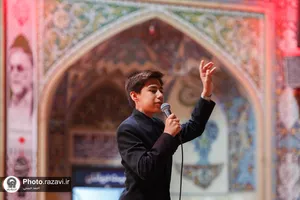 محفل شعر هنرمندان سوره در صحن قدس حرم مطهر رضوی