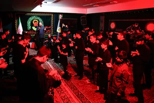 محفل عزاداری مکبرین نوجوان حرم مطهر رضوی