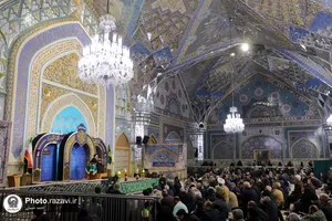 مراسم گرامیداشت حماسه ٩ دی در حرم مطهر رضوی - 3