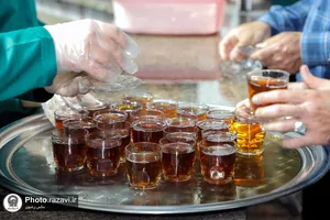 حضور خدمتگذاران کانون فرهنگی حضرت جوادالائمه(علیه&zwnj;السلام) در چایخانه حضرت