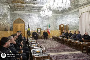 دیدار رئیس جمهور با تولیت آستان قدس رضوی