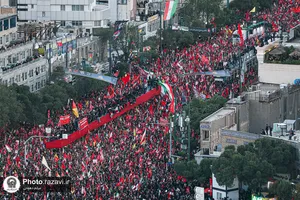 تشییع پیکر رهبر شهید انقلاب در مشهد مقدس-1