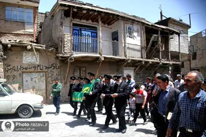 حضور خدام حرم مطهر رضوی در روستای ازغد