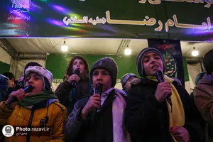 جشن پیروزی انقلاب اسلامی در ایستگاه انقلاب دانش&zwnj;آموزان مدارس امام رضا(علیه&zwnj;السلام)