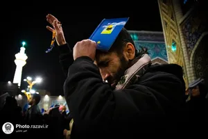 مراسم احیا شب بیست و یکم ماه مبارک رمضان در حرم مطهر رضوی - 2