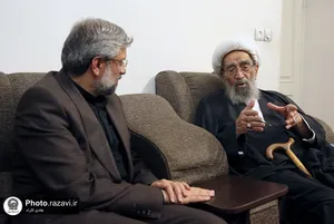 دیدار مدیر عالی حرم مطهر رضوی با علما در مشهد