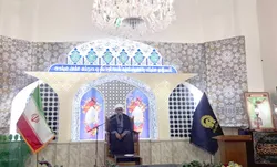 سوگواره زائران اردوزبان حرم مطهر در شهادت امام حسن عسکری (ع)