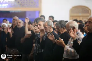 اجرای نیت موقوفه مهدی قلی خان قرایی در حرم مطهر رضوی