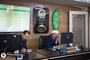 پاسخگویی تلفنی رئیس دفتر تولیت آستان قدس رضوی به مخاطبان سامانه ۱۳۸