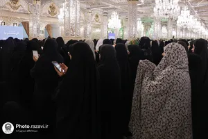 اقامه نماز عید قربان در حرم مطهر رضوی