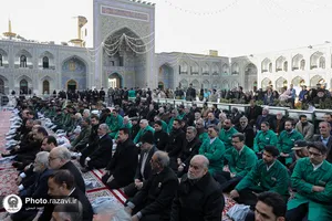 بزرگداشت آیت الله واعظ طبسی در حرم مطهر رضوی
