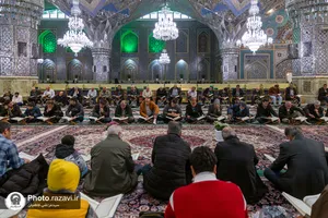 ترتیل خوانی قرآن کریم در حرم مطهر رضوی