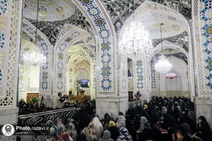تشرف کاروان زائران سراسر کشور به حرم مطهر رضوی