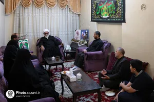 دیدار تولیت آستان قدس رضوی با خانواده شهدای حملات تروریستی رژیم صهیونیستی