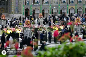 حال و هوای حرم مطهر رضوی در آستانه ولادت امام رضا علیه&zwnj;السلام