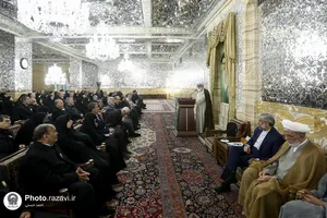 دیدار جمعی از خادمان آزاده با تولیت آستان قدس رضوی