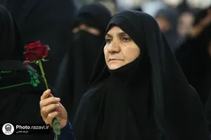 عزاداری زنان نوغان در حرم مطهر رضوی