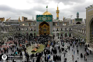 حال و هوای حرم مطهر رضوی در آستانه ولادت امام رضا علیه&zwnj;السلام