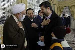 مراسم جشن میلاد امیرالمومنین در تالار ولایت حرم مطهر رضوی