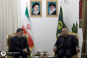 دیدار استاندار کربلا با قائم مقام تولیت آستان قدس رضوی