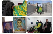 تجلیل از مادر شهید علیزاده با حضور خادمین آستان حسین بن موسی الکاظم (ع)