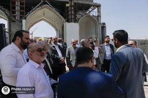 بازدید داوران و برگزیدگان جشنواره امام رضا علیه السلام از پروژه های عمرانی آستان قدس رضوی