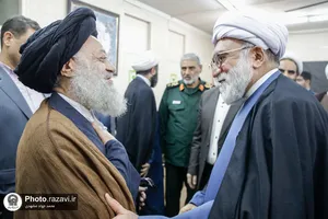 دیدار تولیت آستان قدس رضوی با نماینده ولی فقیه، علما و روحانیون در اهواز