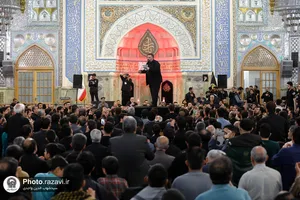 چهارپایه خوانی سالروز شهادت امیرالمؤمنین در حرم مطهر رضوی