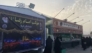 موکب امام رضا (ع) ساوه میزبان ۲۲ هزار زائر حسینی شد